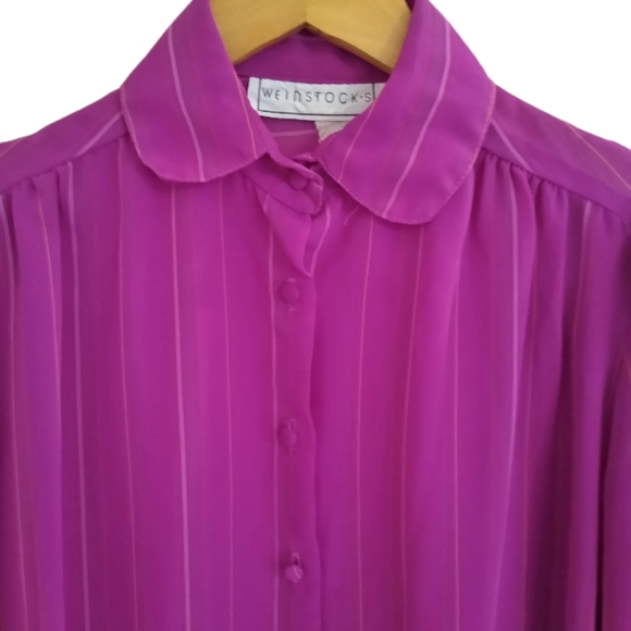 Vtg 60s Blouse - Picture 10 of 11